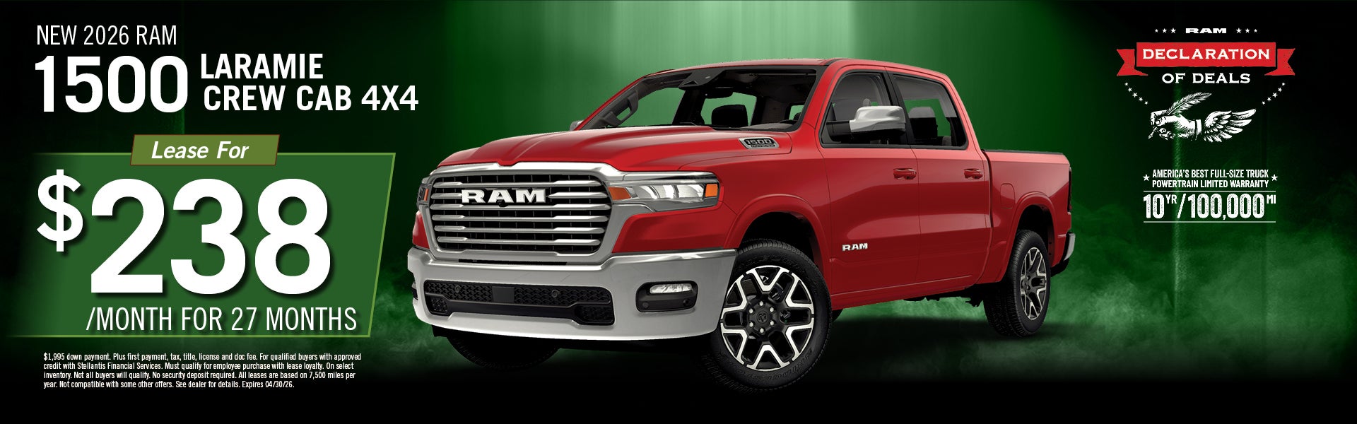 2026 Ram 1500 Offer | Imlay City CDJR