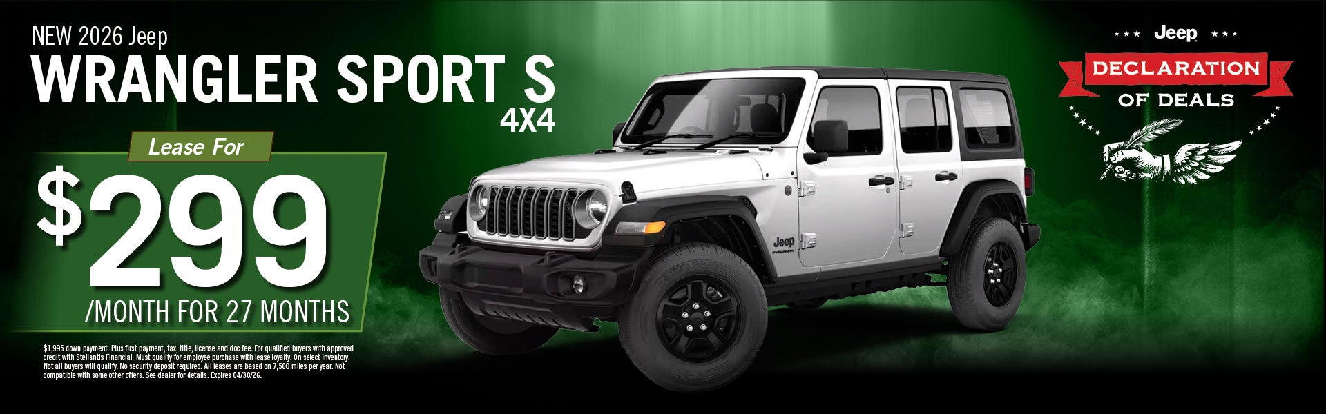 2026 Jeep Wrangler Offer | Imlay City CDJR