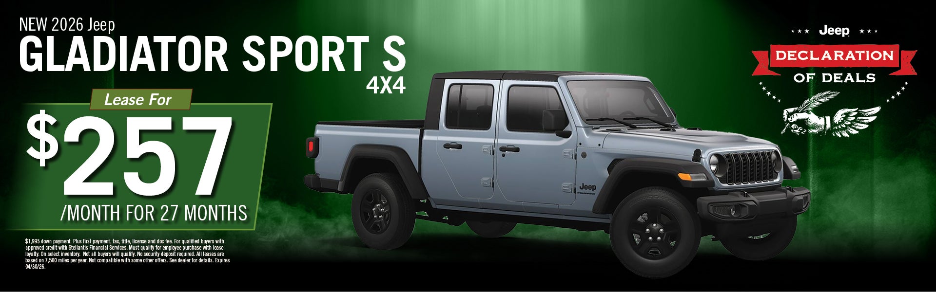 2026 Jeep Gladiator Offer | Imlay City CDJR