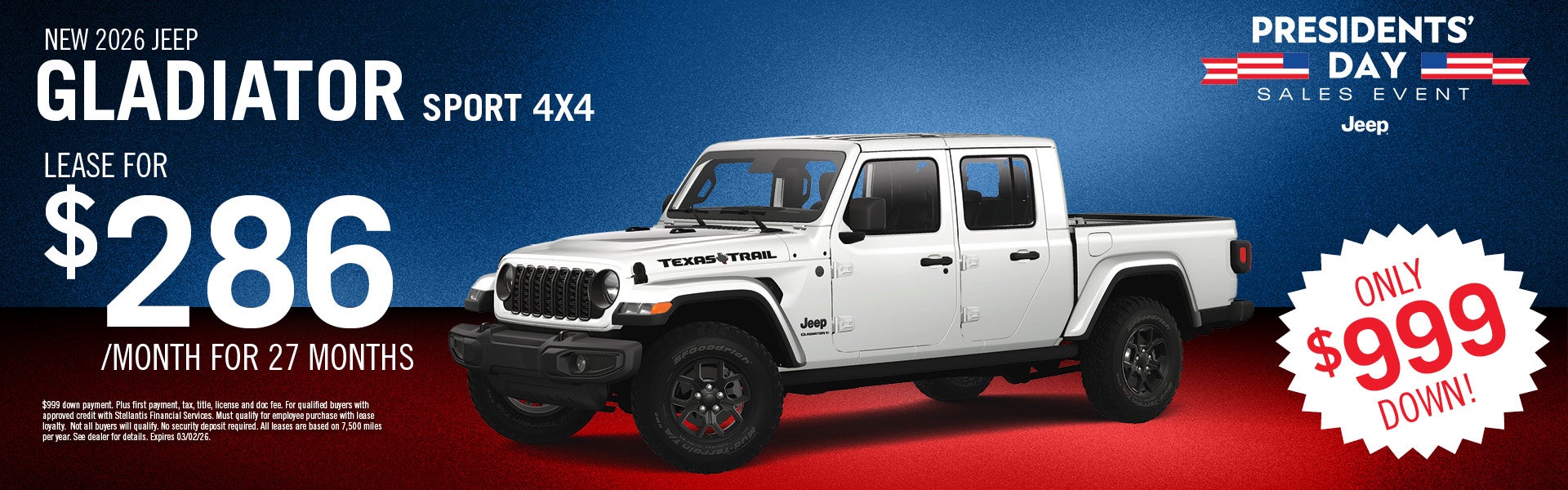 2026 Jeep Gladiator Offer | Imlay City CDJR