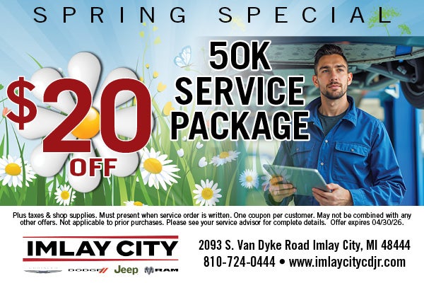$20 Off 50K Service Package
