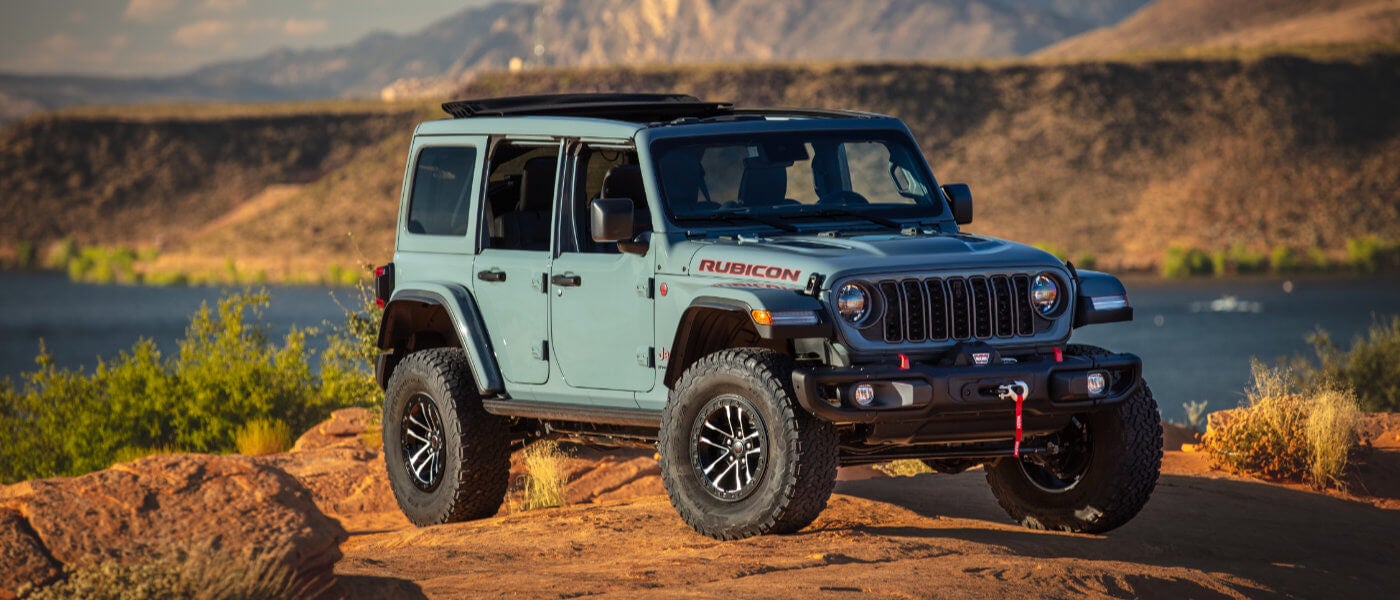 2026 Jeep Wrangler Exterior Lakeside Rocks